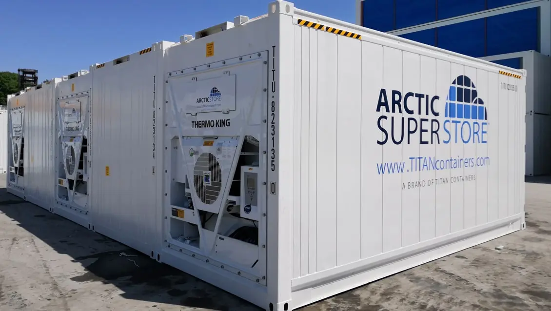 20ft Arctic SuperStore Modular Refrigerated Containers for Hire_1
