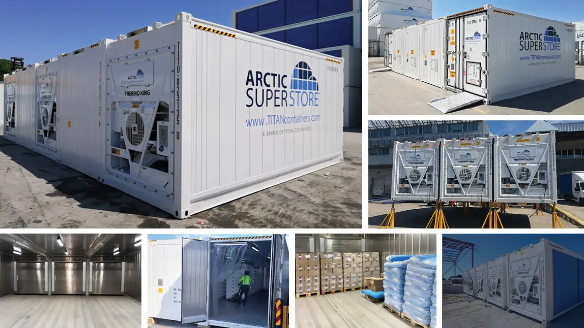 20フィート Arctic SuperStore – 日本でレンタル可能なモジュラー型冷蔵室