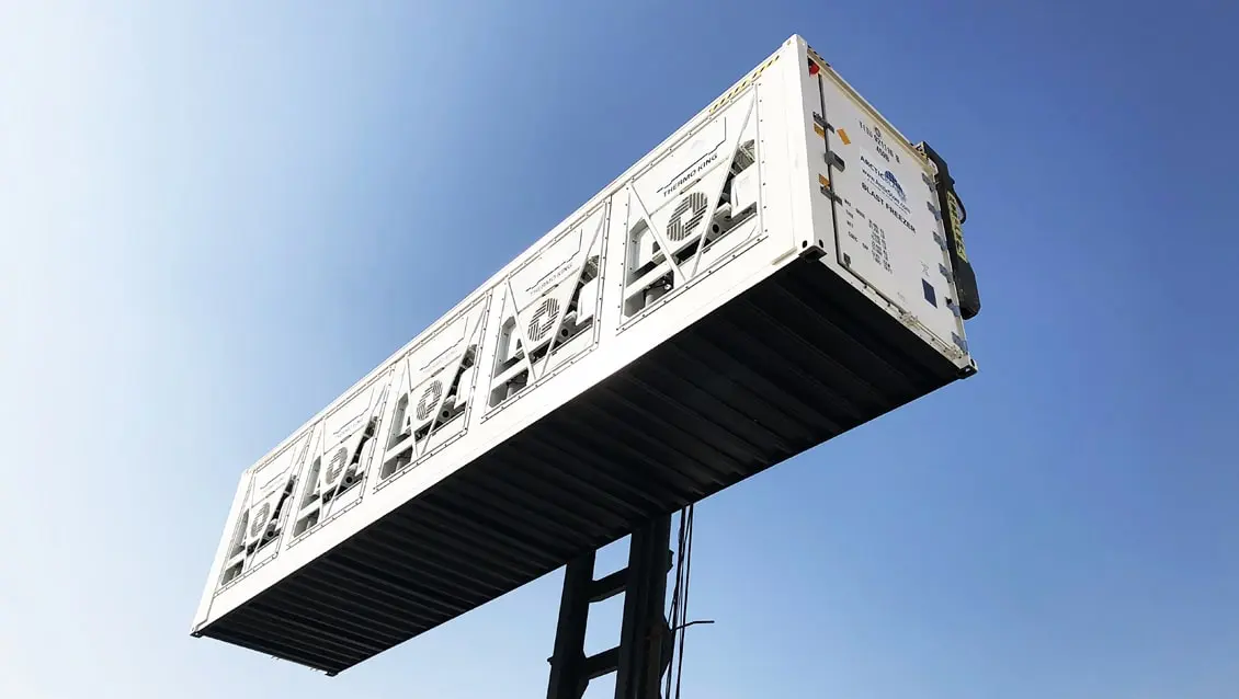 40ft ArcticBlast Refrigerated Container for Hire - Rapid Chilling Storage_1