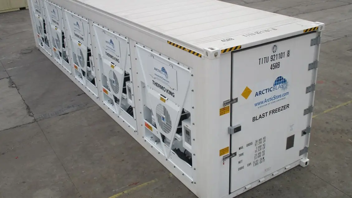 40ft ArcticBlast Refrigerated Container for Hire - Rapid Chilling Storage_4