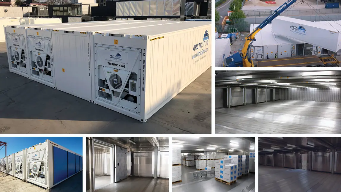 40フィート Arctic SuperStore – 日本でレンタル可能なモジュラー型冷蔵室