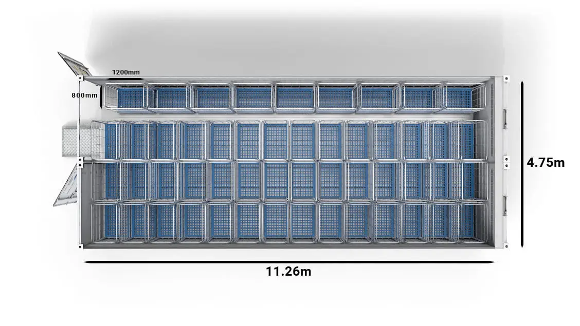 51 台車（40フィート Arctic SuperStore・2区画）