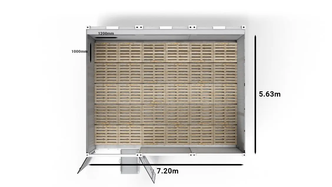 ArcticSuperStore_20ft_Small_Pallets-Standard_Top_Dimensions_01